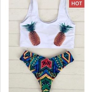 Zaful Pineapple bikini- NWT!
